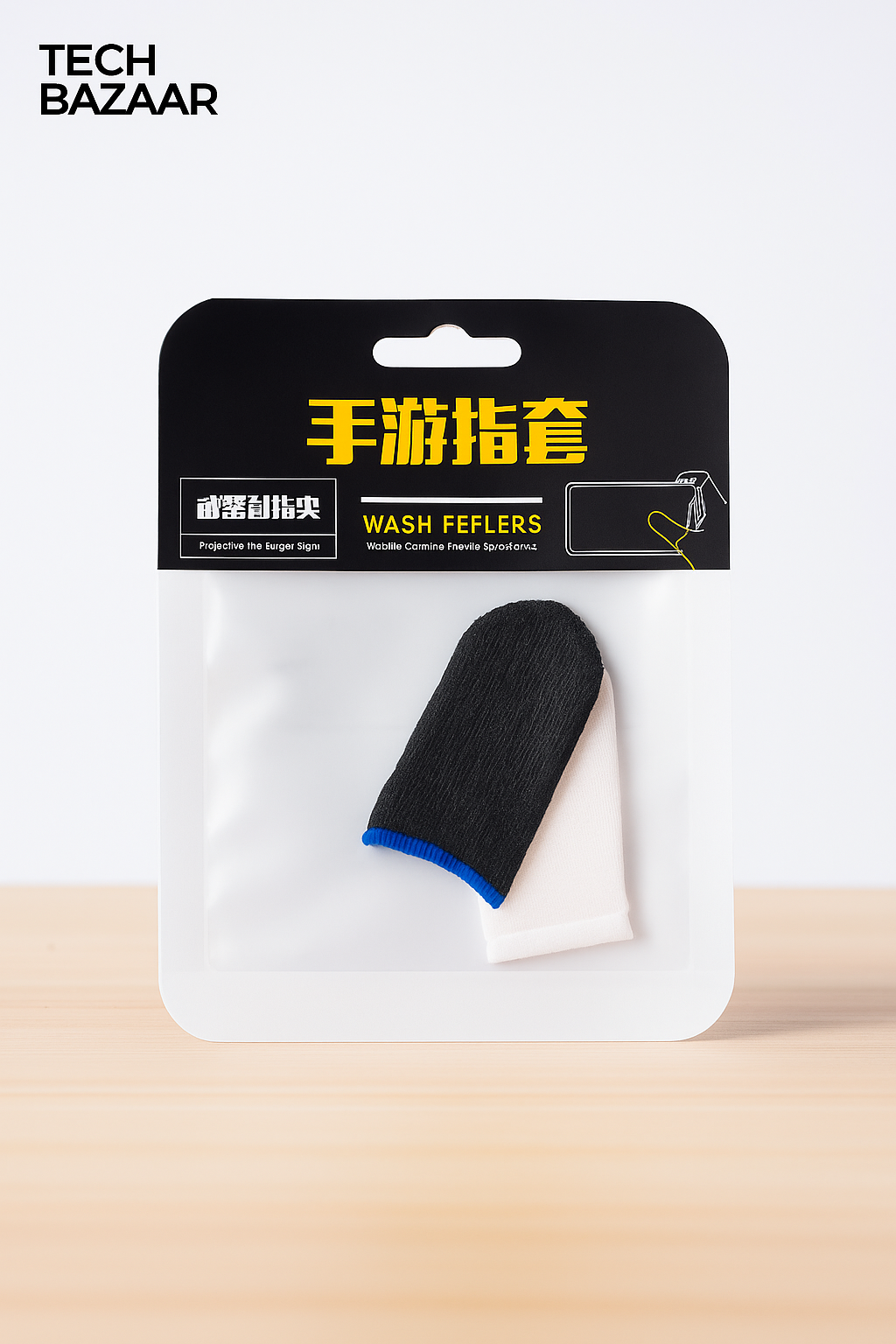 1 Pair (2 Pieces) High-Quality Finger Sleeves for Mobile Gaming – Anti-Sweat PUBG Thumb Gloves for Smooth & Accurate Control