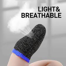 1 Pair (2 Pieces) High-Quality Finger Sleeves for Mobile Gaming – Anti-Sweat PUBG Thumb Gloves for Smooth & Accurate Control