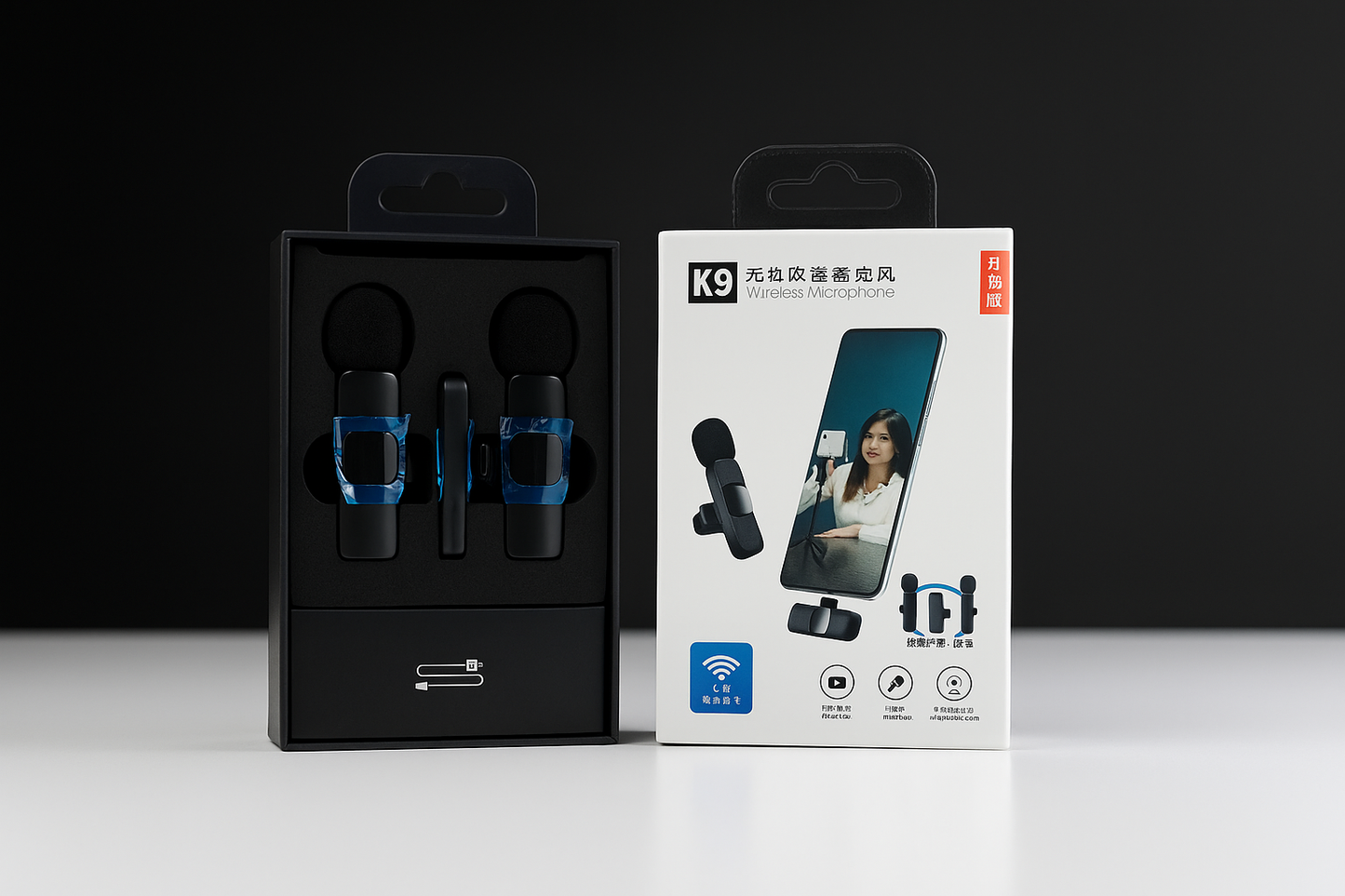 K9 Wireless Microphone Type-C and Iphone