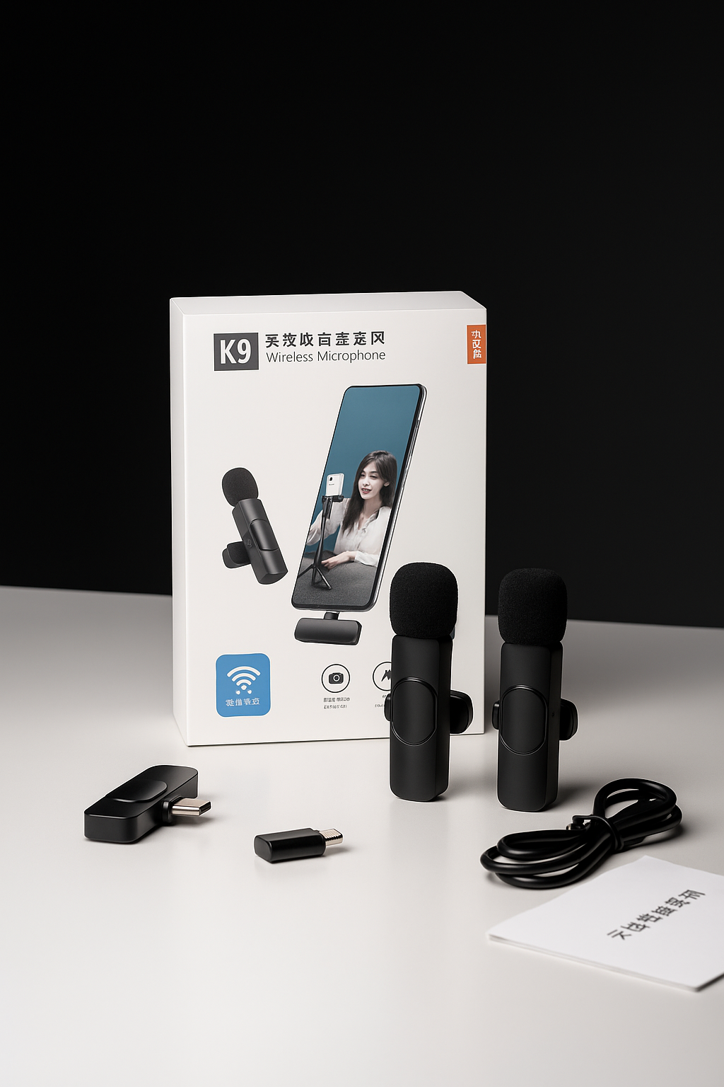 K9 Wireless Microphone Type-C and Iphone