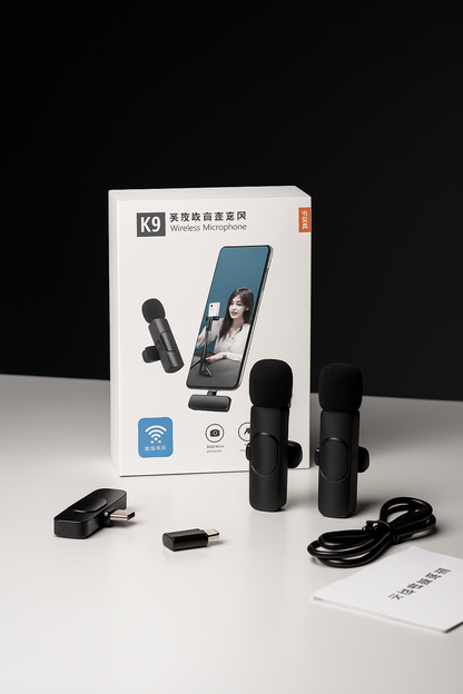 K9 Wireless Microphone Type-C and Iphone