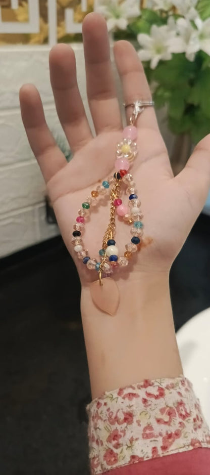 Pearl Bow Keychain Charm