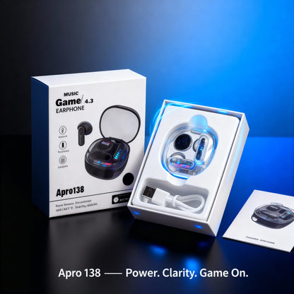 Best Transparent Earphones LED Digital Display