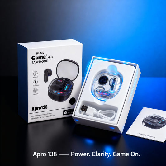 Best Transparent Earphones LED Digital Display